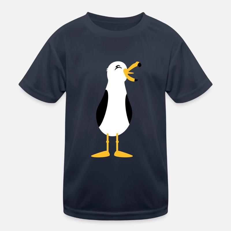 Möwe / seagull (3c) Kinder Funktions-T-Shirt