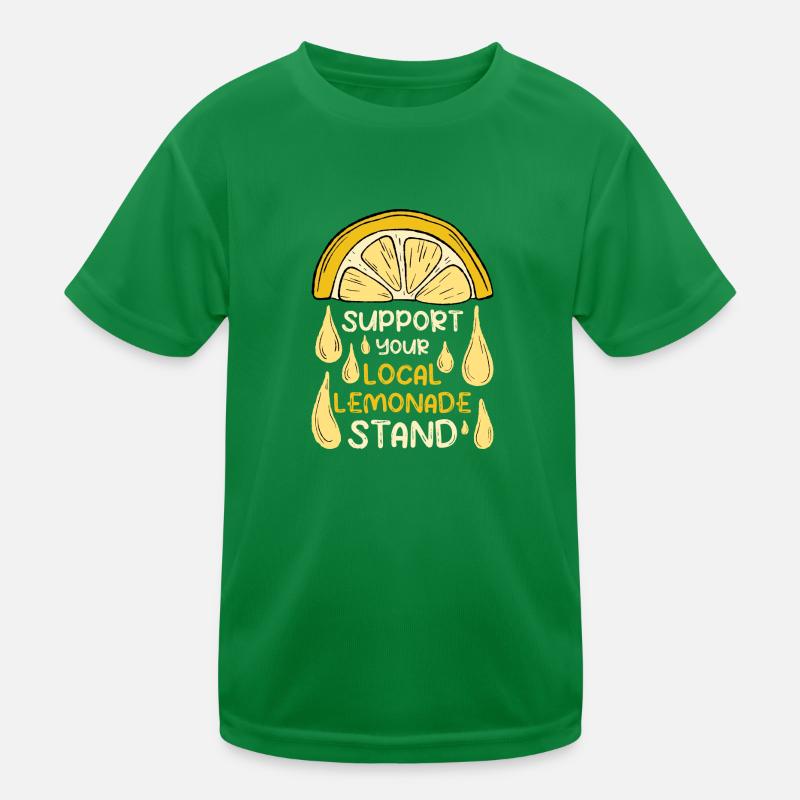 Limonade Zitrone Getränk Limo Geschenk Kinder Funktions-T-Shirt