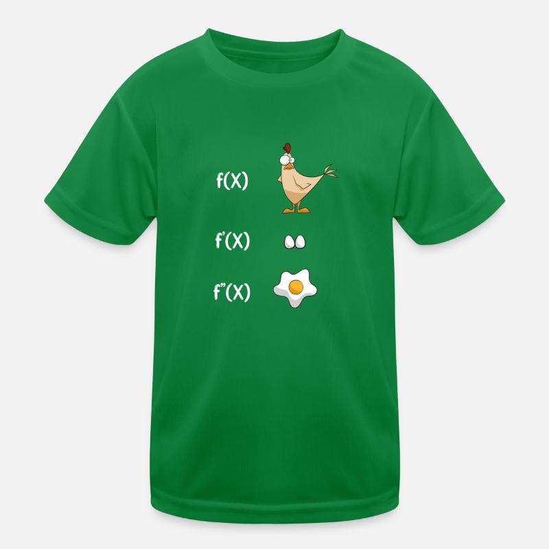 Mathe Ableitung Huhn Schüler Lehrer Geschenk Kinder Funktions-T-Shirt