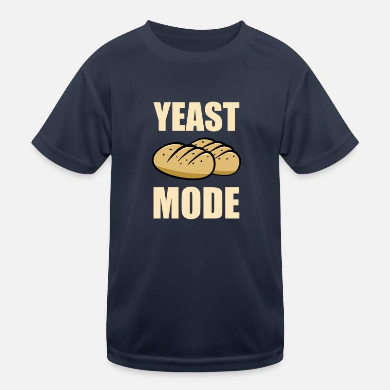 Bread Baking Bakery Sourdough Yeast Mode Kids Functional T-Shirt