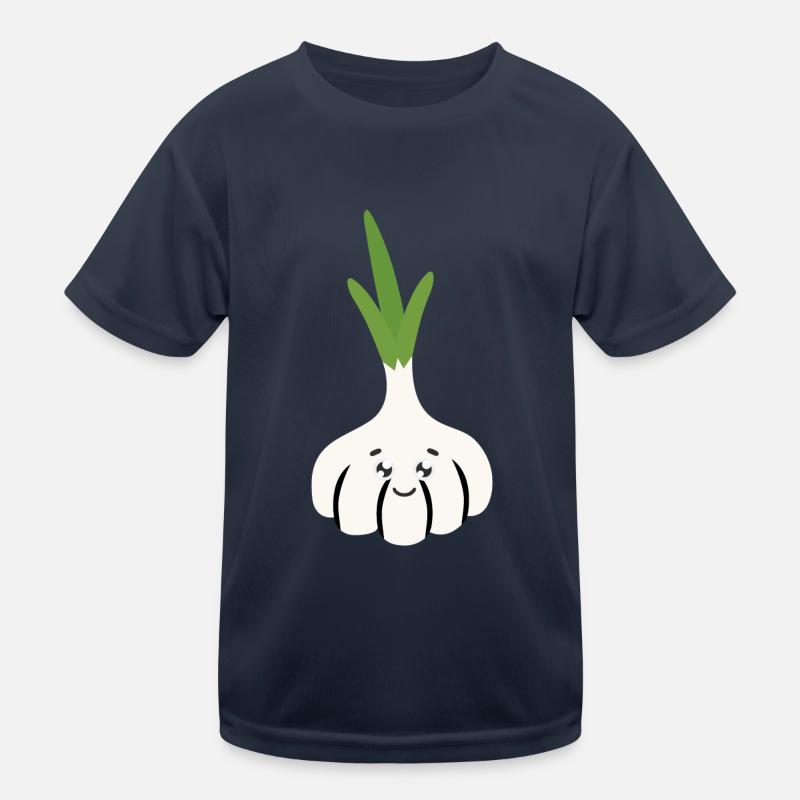 Knoblauch Kinder Funktions-T-Shirt