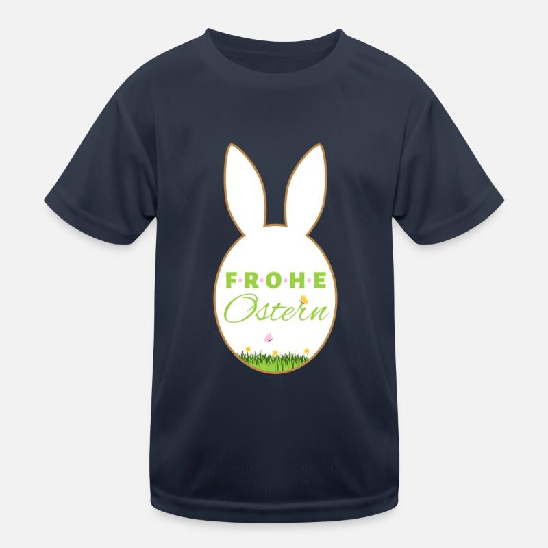 Frohe Ostern Kinder Funktions-T-Shirt