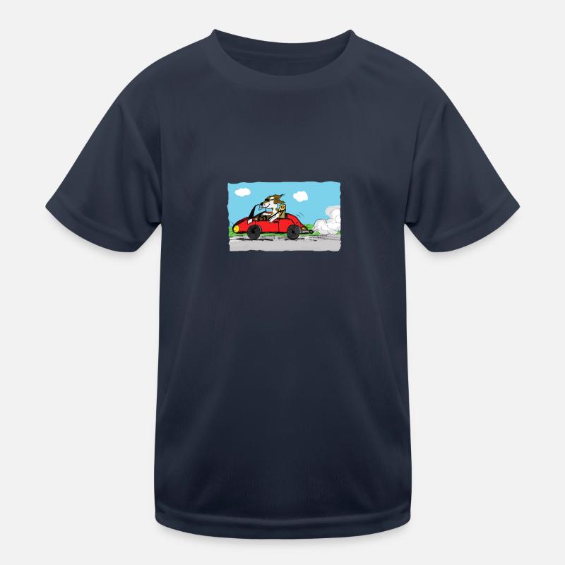 rennfahrer Kinder Funktions-T-Shirt