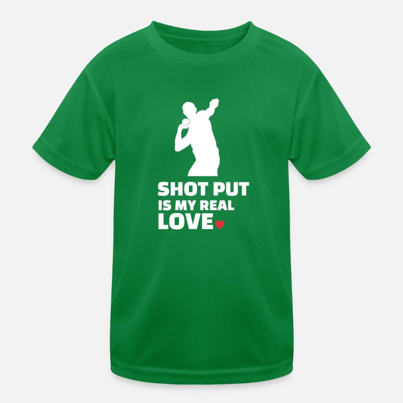 J’adore le lancer du poids. T-shirt sport Enfant