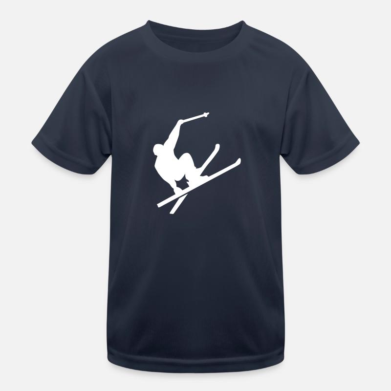 Ski Kinder Funktions-T-Shirt
