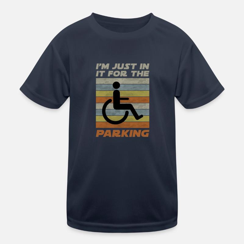 Disabled Wheelchair Disability Handicap Gift Kids Functional T-Shirt