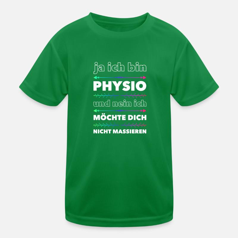 Physiotherapeut Physio Massage Geschenk Kinder Funktions-T-Shirt