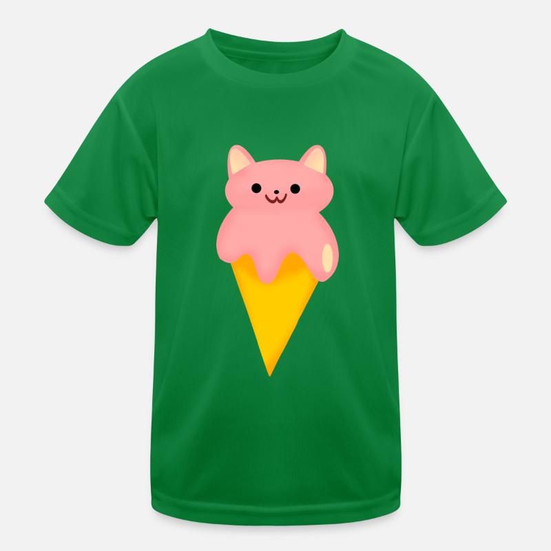 Katzeneis Kinder Funktions-T-Shirt