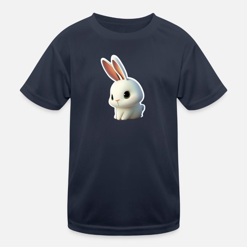 Cute Little Comic Bunny 1 Kids Functional T-Shirt