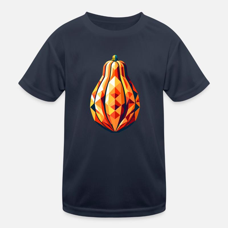 Essence de papaye polygonale : œuvre d’art tropicale T-shirt sport Enfant