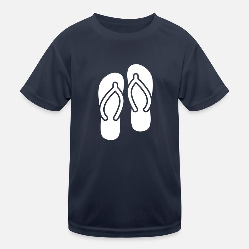 Flip-flops icon Kids Functional T-Shirt