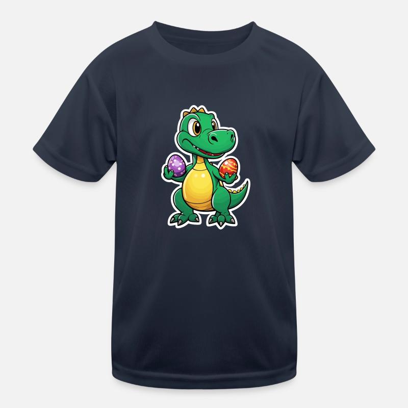 Dinosaur Easter Eggs Easter Kids Functional T-Shirt