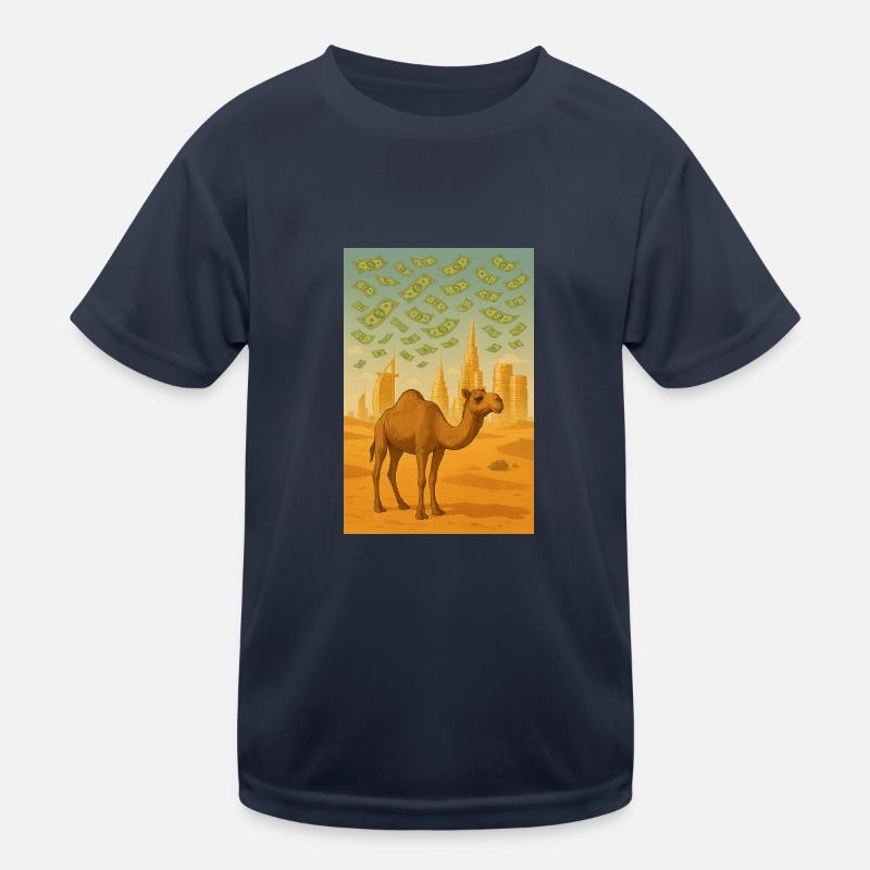 Kamel dubai geld Kinder Funktions-T-Shirt