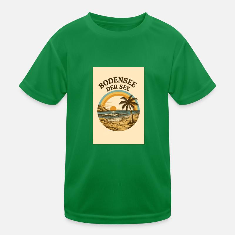 Bodensee - DER See Kinder Funktions-T-Shirt