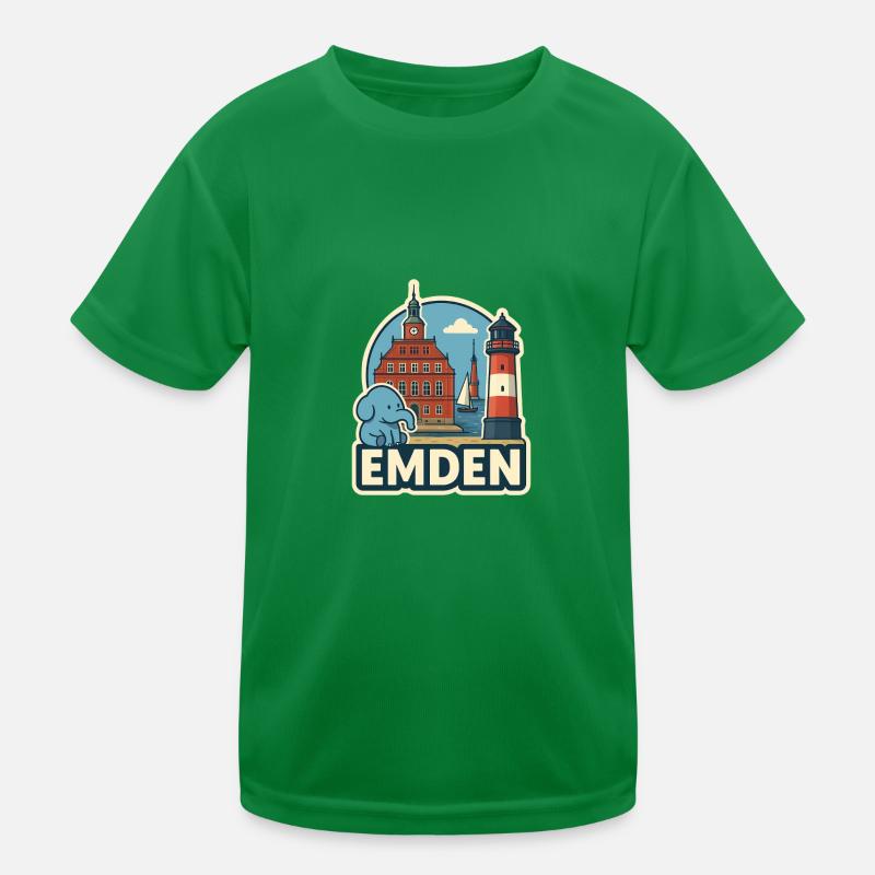 Emden Kinder Funktions-T-Shirt