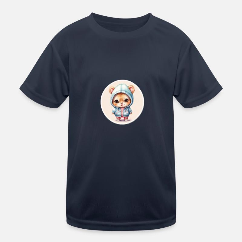 Süßes Kätzchen Kinder Funktions-T-Shirt