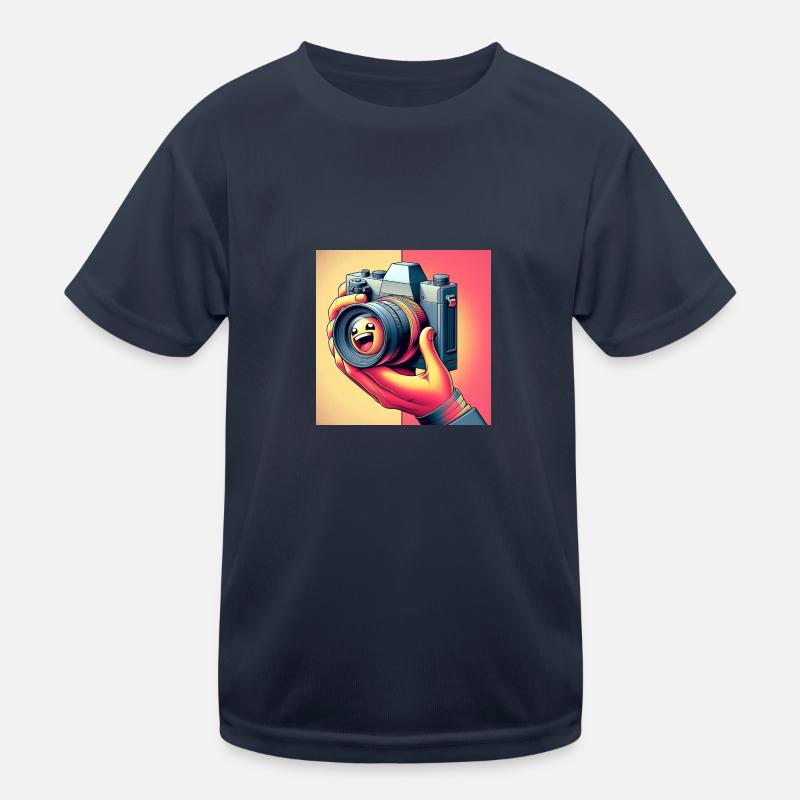 Retro Camera Kids Functional T-Shirt