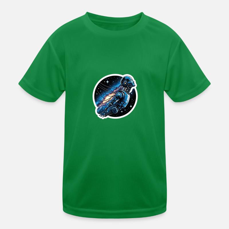 Space cyborg Kids Functional T-Shirt
