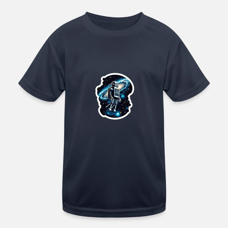 Space android Kids Functional T-Shirt