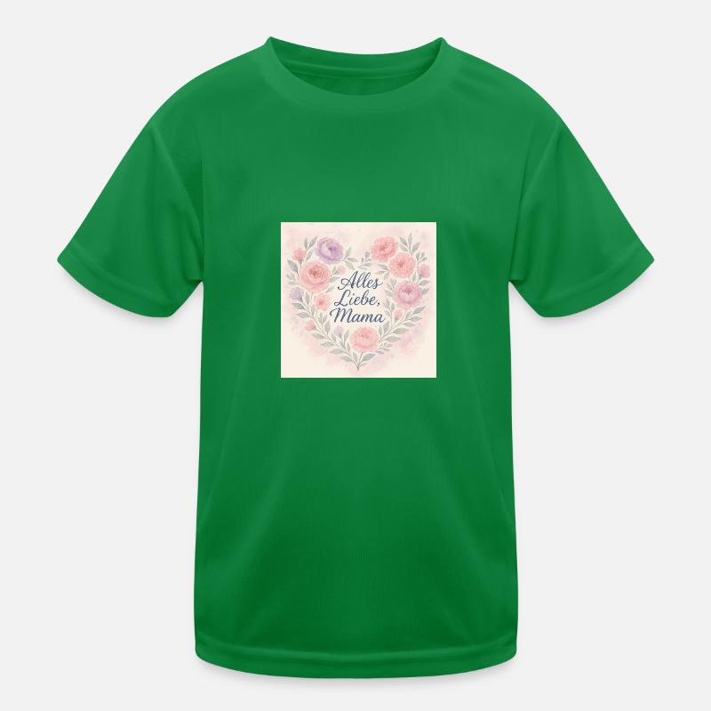 Muttertag ist der Tag. Kinder Funktions-T-Shirt