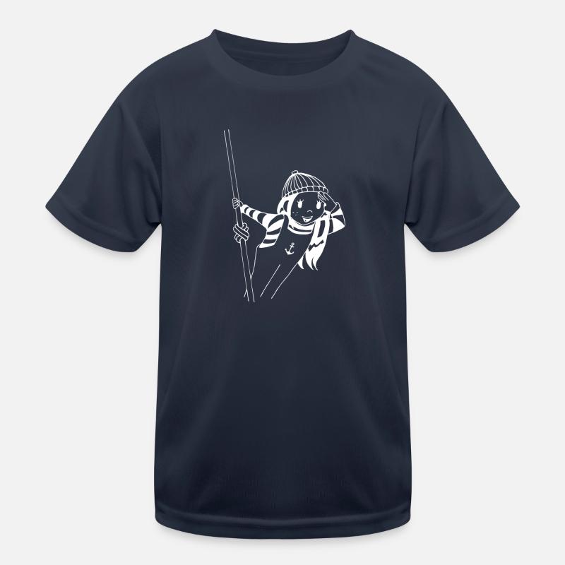 Matrose das Mädchen Kinder Funktions-T-Shirt