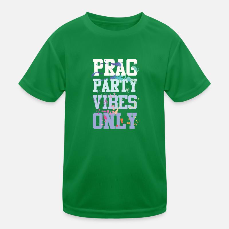 Prague Party Vibes Kids Functional T-Shirt