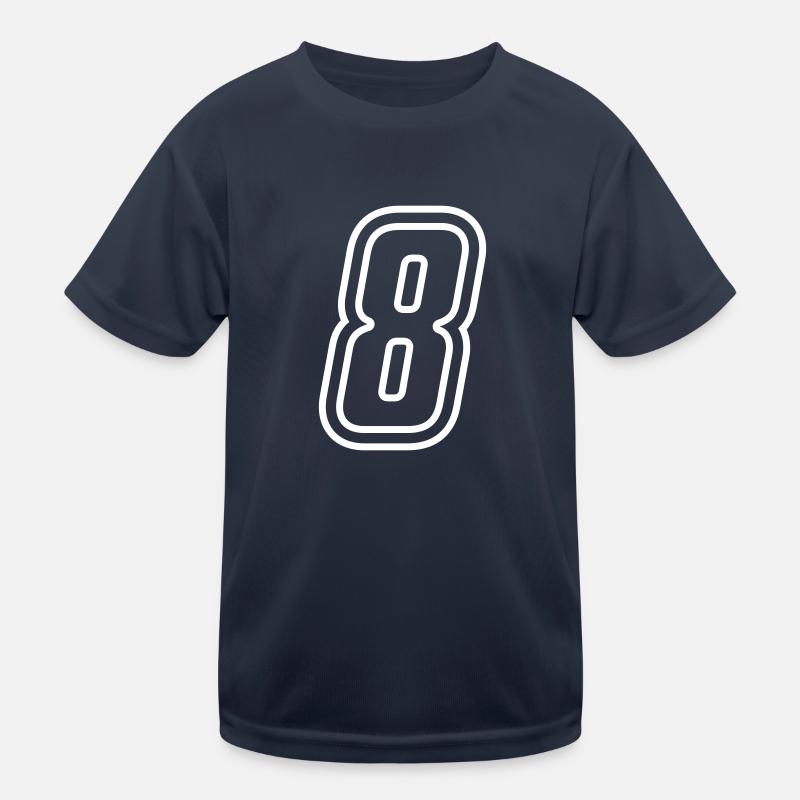 8 Numéro de numéro T-shirt sport Enfant