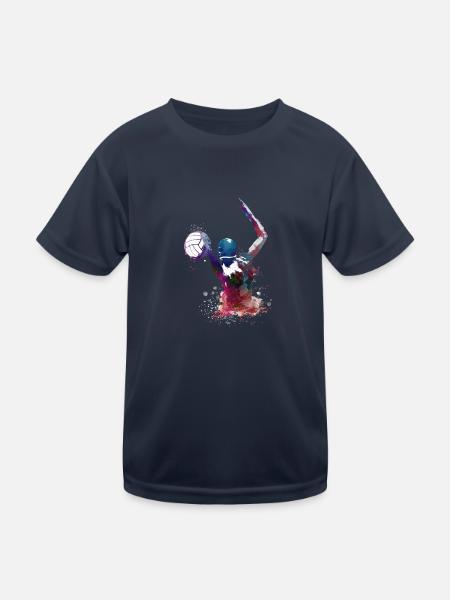 Wasserballsport #sport #waterpolo - Kinder Funktions-T-Shirt - Navy