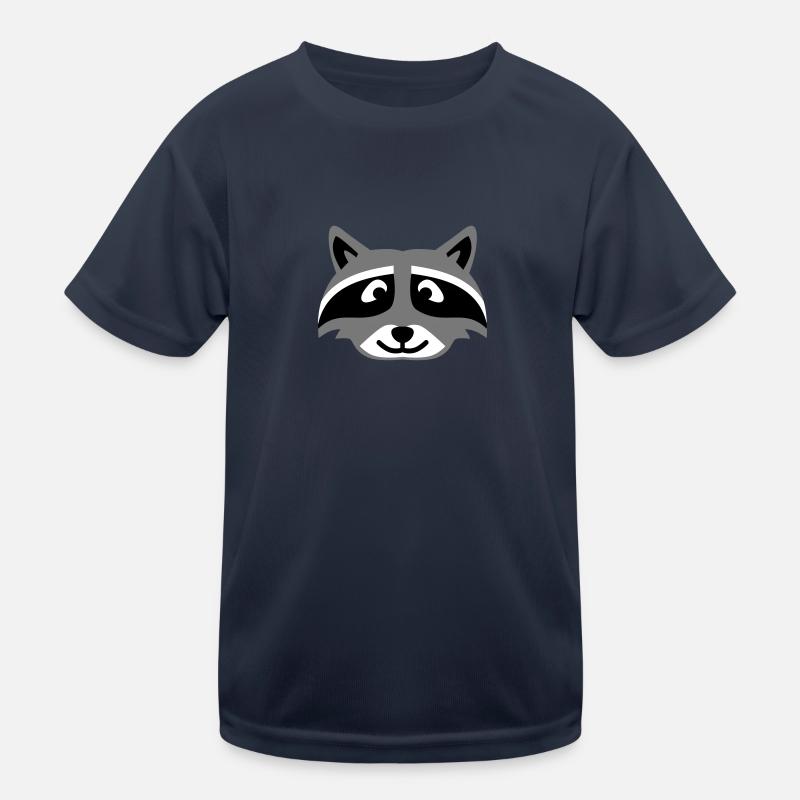 Waschbär Kinder Funktions-T-Shirt