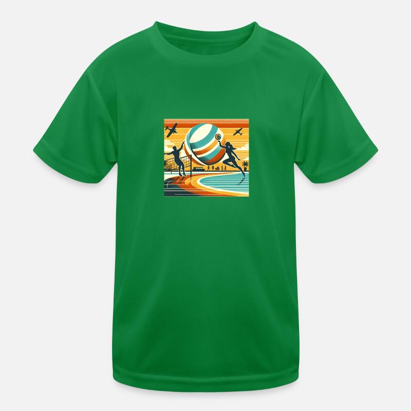 Beach-volley T-shirt sport Enfant