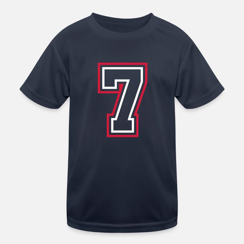 7 Numéro de numéro T-shirt sport Enfant