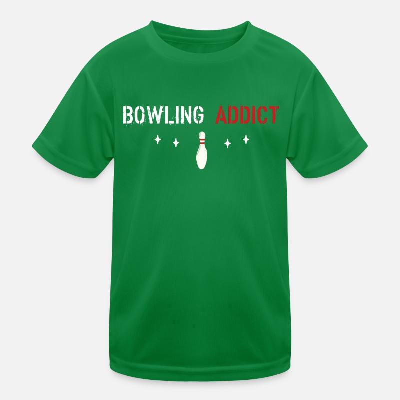 Bowling addict Kids Functional T-Shirt