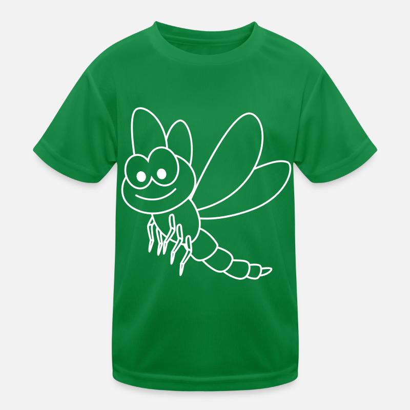 Drachenfliege libelle Kinder Funktions-T-Shirt
