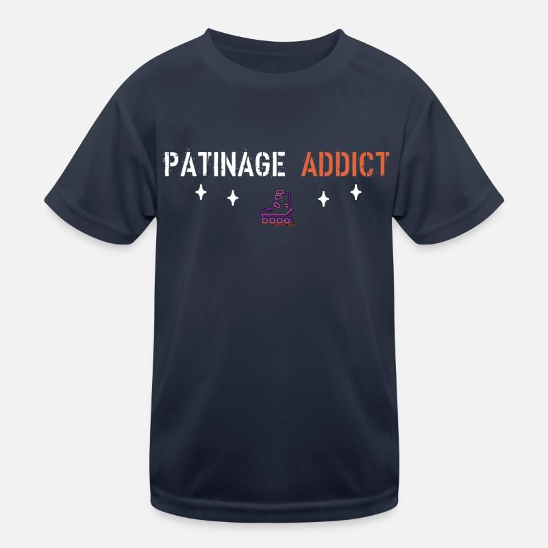 Skating addict Kids Functional T-Shirt
