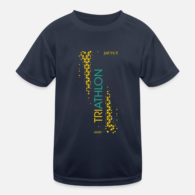 TRIATHLON basta provarlo Maglietta sportiva per bambini