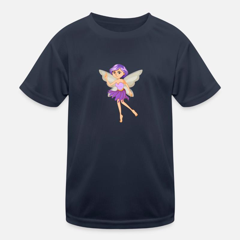 Fée violette T-shirt sport Enfant