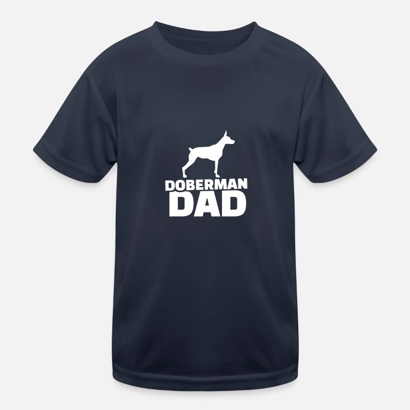 Doberman Dad T-shirt sport Enfant