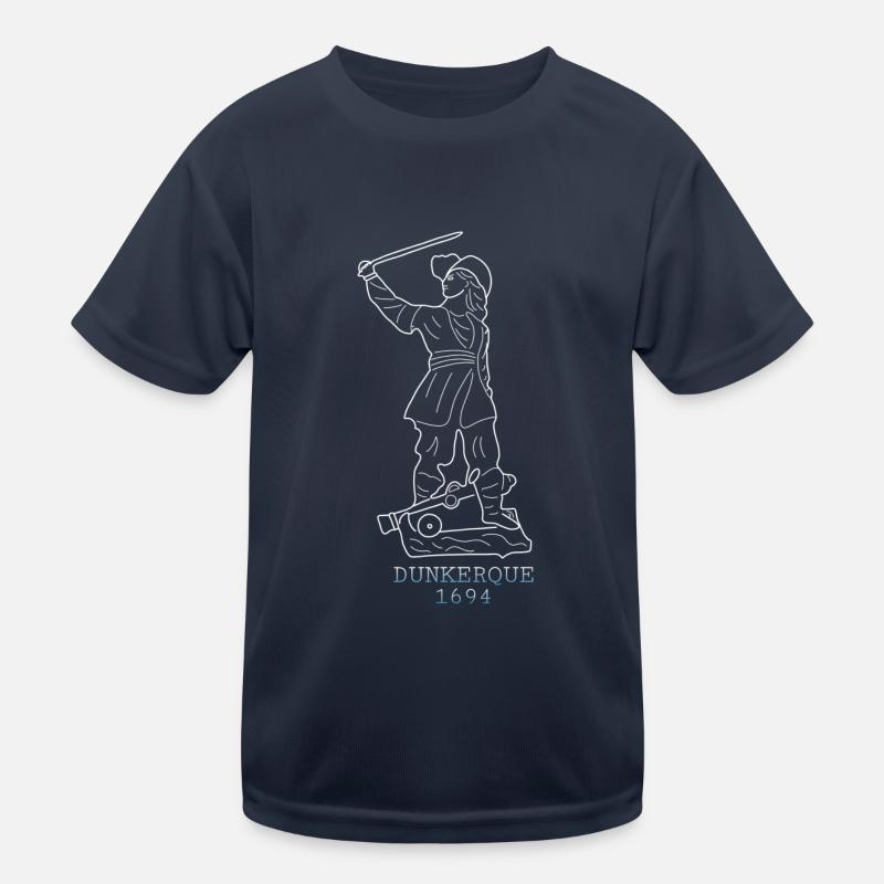 Jean Bart Blanc T-shirt sport Enfant