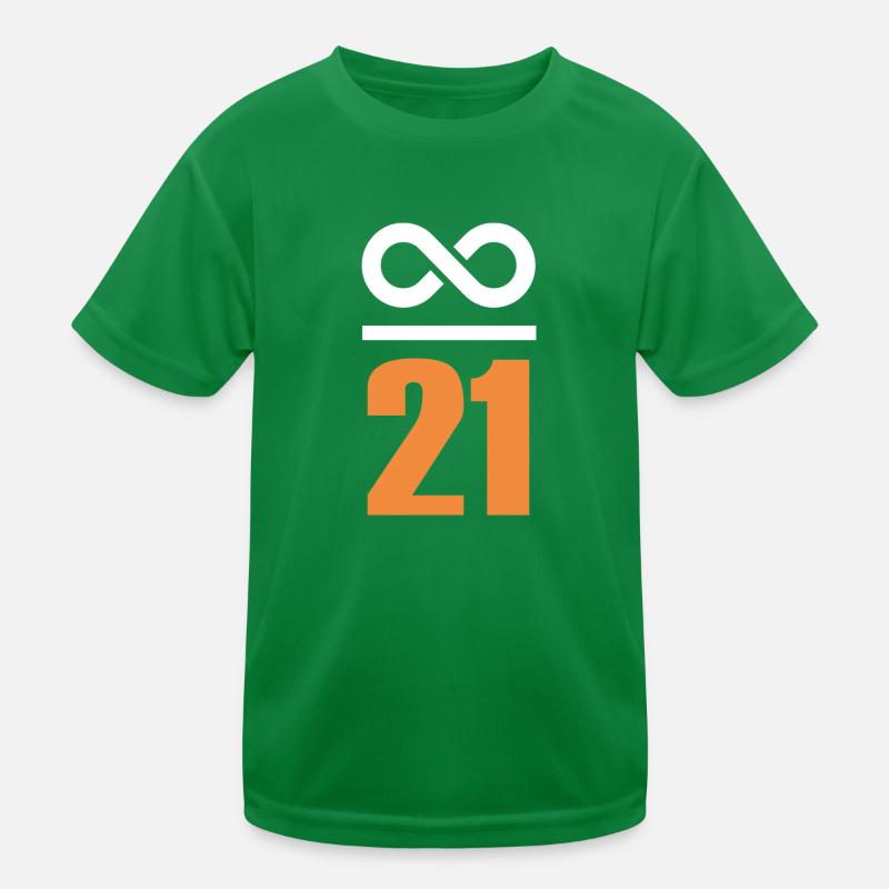 Dictons Bitcoin Réserve de valeur Infinite 21 T-shirt sport Enfant