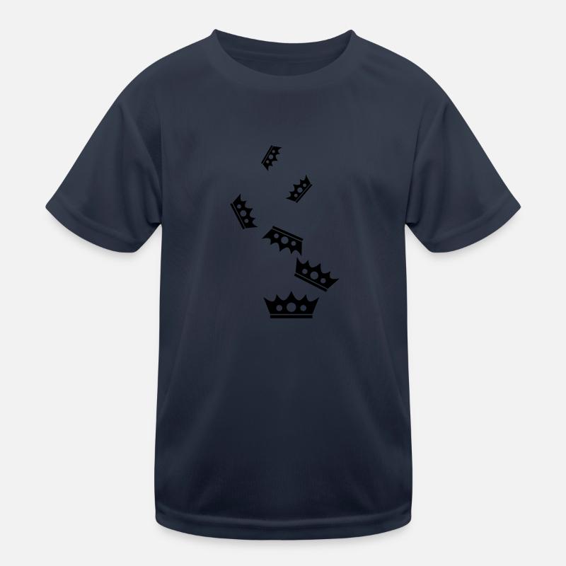 Crown Silhouette icon Kids Functional T-Shirt