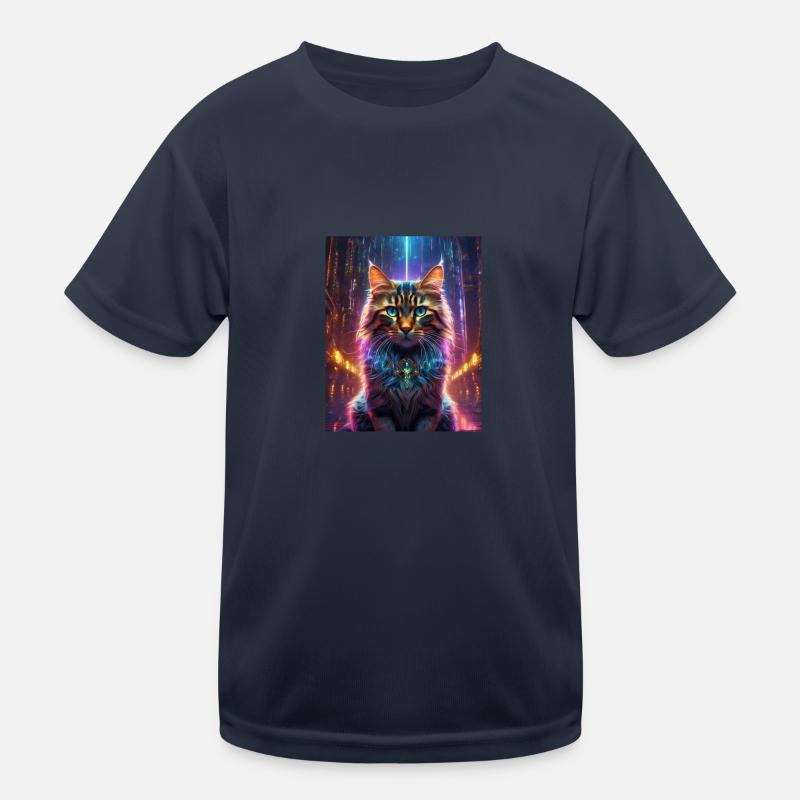Matrix Cat Kids Functional T-Shirt