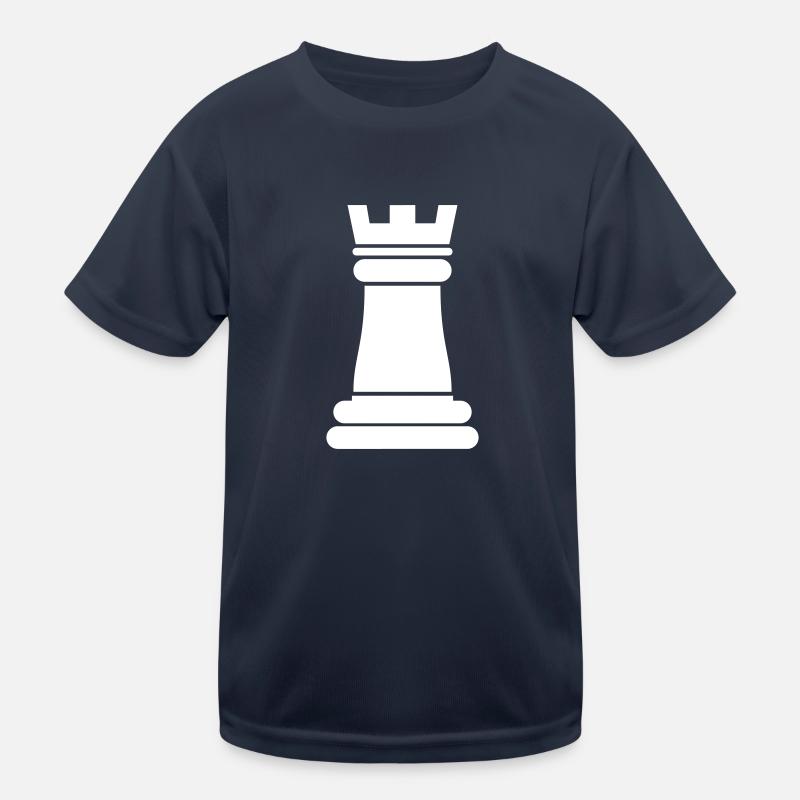 Chess piece tower Kids Functional T-Shirt