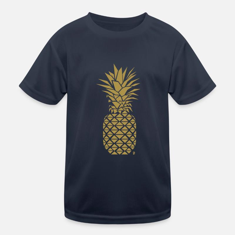 AD Geometric Pineapple Kinder Funktions-T-Shirt