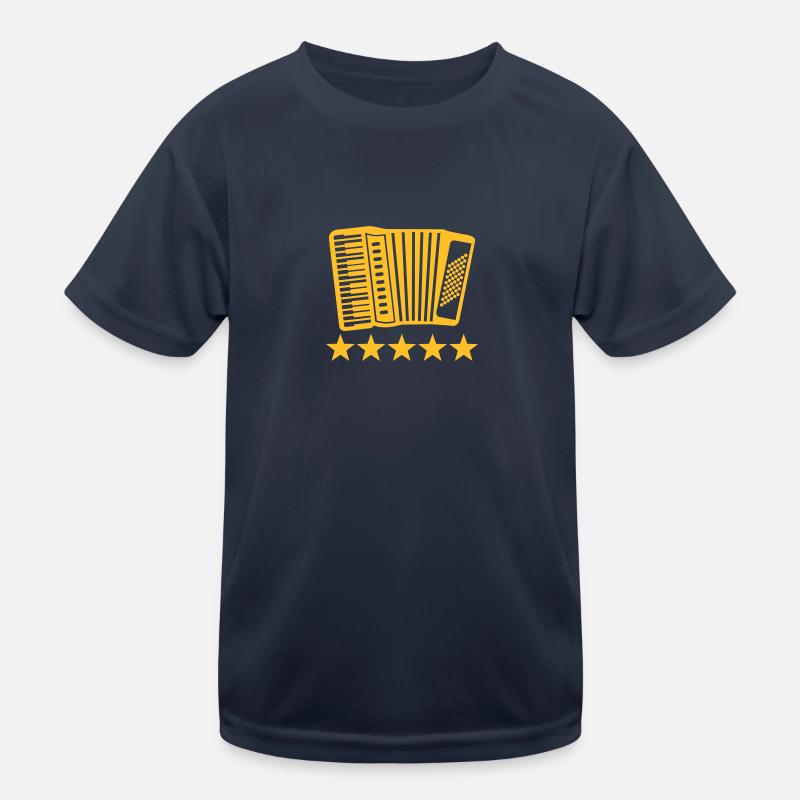 Akkordeon Kinder Funktions-T-Shirt