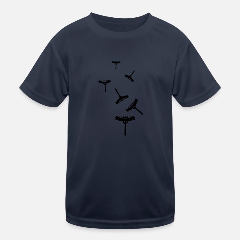 Bratwurst Fleisch icon - Kinder Funktions-T-Shirt - Navy