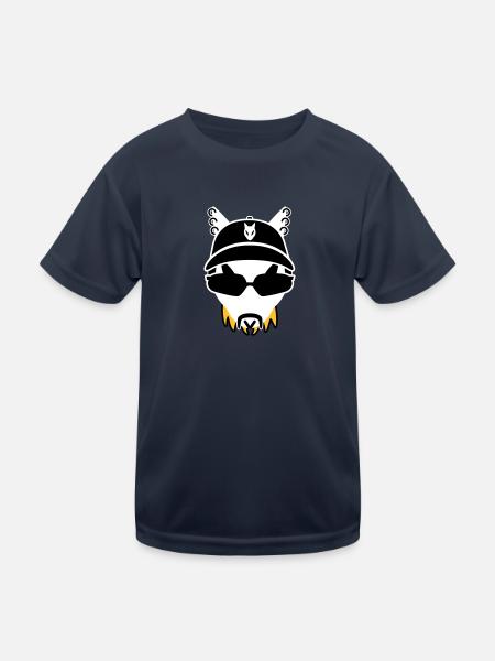 Ekuroeil King - Kids Functional T-Shirt - navy - Front