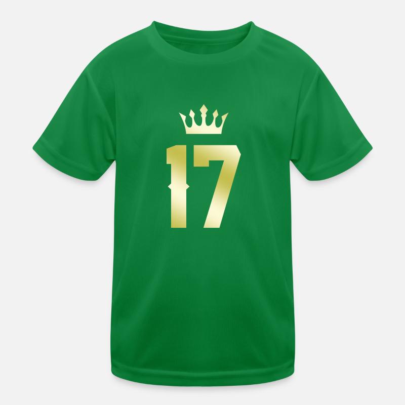17 Couronne numérique T-shirt sport Enfant