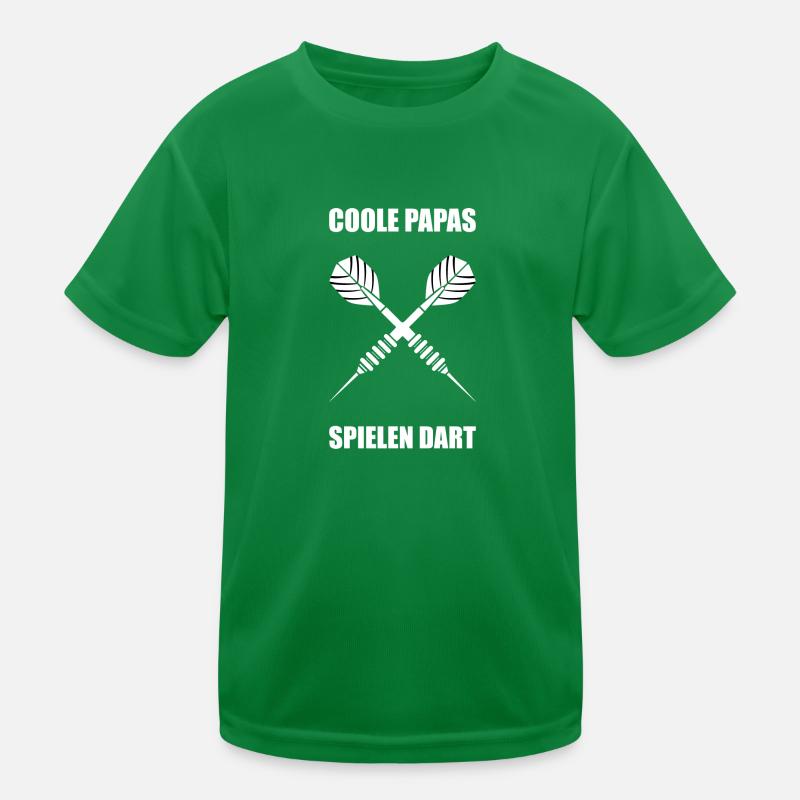 Cool dads playing darts Kids Functional T-Shirt