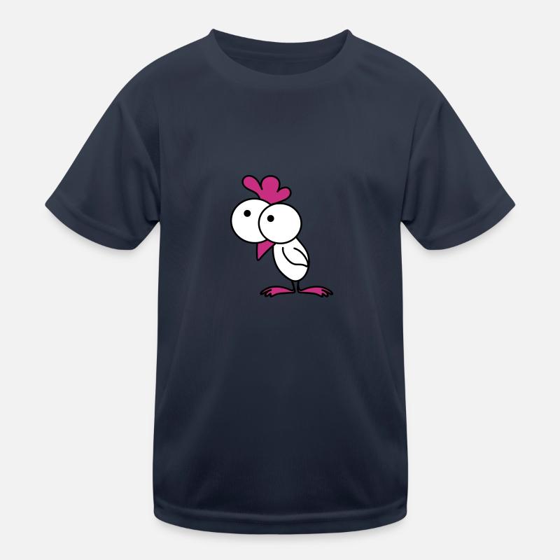Surprised chick Kids Functional T-Shirt