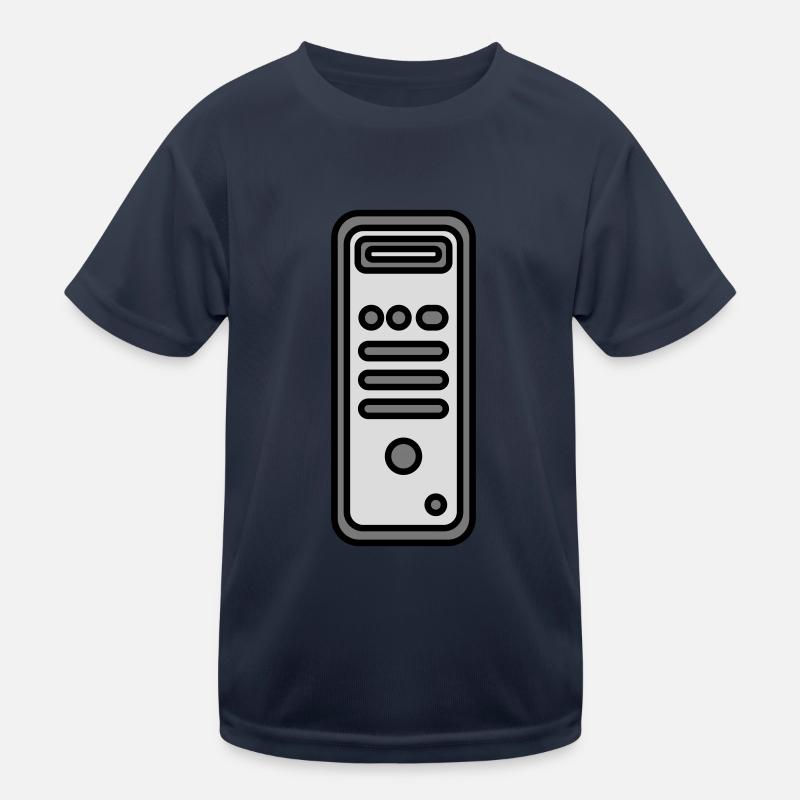 Chassis Computer Tower Icon Kids Functional T-Shirt
